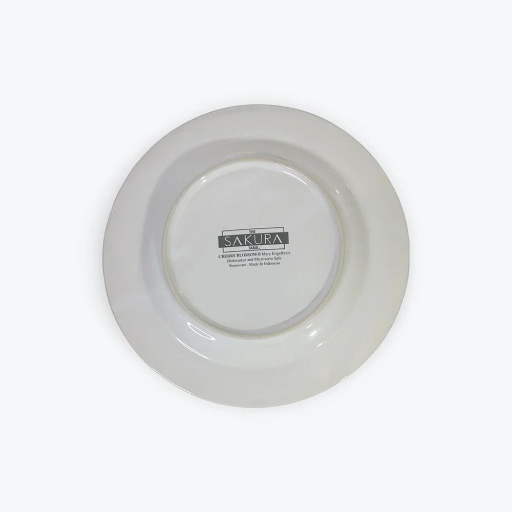 Set of 4 Mary‎ Engelbreit Cherry Blossom Dessert Plates by Sakura